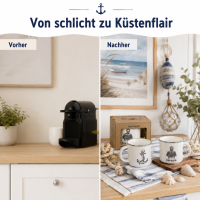 Maritimer Kaffeebecher Anker & Seemann 2er-SET