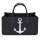 Kaminholztasche aus Filz mit Anker 25 x 50 cm
