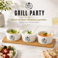 Dipschalen Grillparty 7-teilig