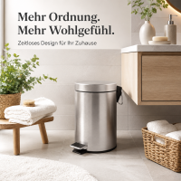 Kosmetikeimer Edelstahl 3L