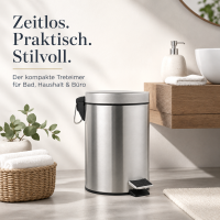 Kosmetikeimer Edelstahl 3L