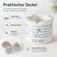 Aschenbecher Maritim Moin Moin