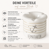 Aschenbecher Maritim Heimathafen