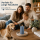 Deluxe Homeart LED Kerze mit Timerfunktion Ice Blue