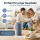 Deluxe Homeart LED Kerze mit Timerfunktion Ice Blue