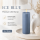 Deluxe Homeart LED Kerze mit Timerfunktion Ice Blue