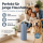 Deluxe Homeart LED Kerze mit Timerfunktion Ice Blue