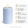 Deluxe Homeart LED Kerze mit Timerfunktion Ice Blue