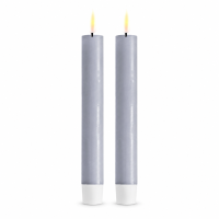 Deluxe Homeart LED Stabkerze mit Timerfunktion Ice Blue