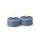 Deluxe Homeart Teelicht 2er Set mit Timerfunktion Ice Blue