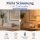 Deluxe Homeart Teelicht 2er Set mit Timerfunktion Ice Blue