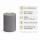 Deluxe Homeart LED Kerze mit Timerfunktion Grau