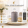 Deluxe Homeart LED Kerze mit Timerfunktion Grau