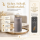 Deluxe Homeart LED Kerze mit Timerfunktion Grau