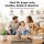 Deluxe Homeart LED Kerze mit Timerfunktion Grau