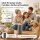 Deluxe Homeart LED Kerze mit Timerfunktion Grau