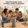 Deluxe Homeart LED Kerze mit Timerfunktion Grau