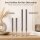 Deluxe Homeart LED Stabkerze mit Timerfunktion Grau