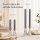 Deluxe Homeart LED Stabkerze mit Timerfunktion Grau