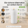Deluxe Homeart LED Kerze mit Timerfunktion Weiß