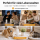 Deluxe Homeart LED Kerze mit Timerfunktion Weiß