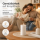 Deluxe Homeart LED Kerze mit Timerfunktion Weiß