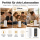 Deluxe Homeart LED Kerze mit Timerfunktion Weiß