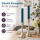 Deluxe Homeart LED Stabkerze mit Timerfunktion Petrol