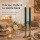 Deluxe Homeart LED Stabkerze mit Timerfunktion Petrol