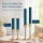 Deluxe Homeart LED Stabkerze mit Timerfunktion Petrol