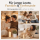 Deluxe Homeart LED Kerze mit Timerfunktion Creme