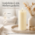 Deluxe Homeart LED Kerze mit Timerfunktion Creme