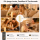 Deluxe Homeart LED Kerze mit Timerfunktion Creme