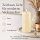 Deluxe Homeart LED Kerze mit Timerfunktion Creme