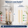 Deluxe Homeart LED Stabkerze mit Timerfunktion Creme