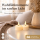 Deluxe Homeart Teelicht 2er Set mit Timerfunktion Creme