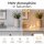 Deluxe Homeart Teelicht 2er Set mit Timerfunktion Creme
