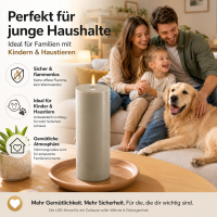 Deluxe Homeart LED Kerze mit Timerfunktion Sand
