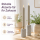 Deluxe Homeart LED Stabkerze mit Timerfunktion Sand