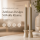 Deluxe Homeart LED Stabkerze mit Timerfunktion Sand
