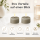 Deluxe Homeart Teelicht 2er Set mit Timerfunktion Sand