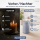 Deluxe Homeart LED Kerze mit Timerfunktion Dust Blue