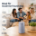 Deluxe Homeart LED Kerze mit Timerfunktion Dust Blue