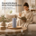 Deluxe Homeart LED Kerze mit Timerfunktion Dust Blue