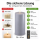 Deluxe Homeart LED Kerze mit Timerfunktion Dust Blue