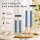 Deluxe Homeart LED Stabkerze mit Timerfunktion Dust Blue
