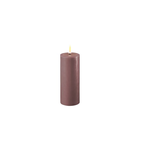 Deluxe Homeart LED Kerze mit Timerfunktion Light Purple
