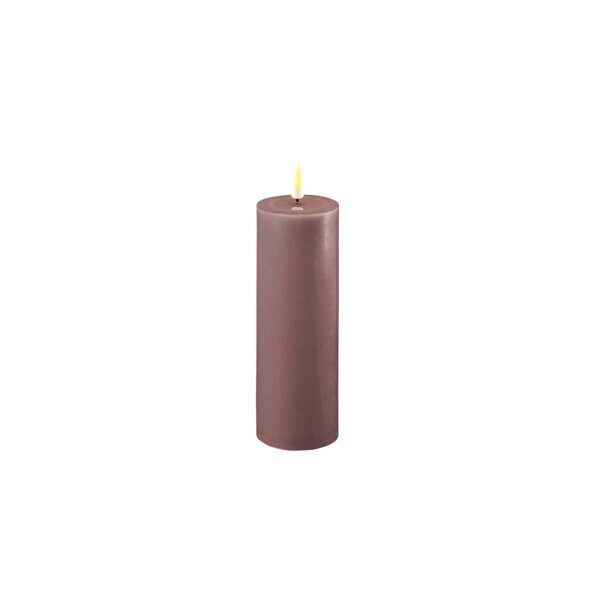 Deluxe Homeart LED Kerze mit Timerfunktion Light Purple