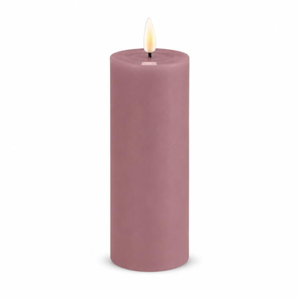 Deluxe Homeart LED Kerze mit Timerfunktion Light Purple