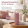 Deluxe Homeart LED Kerze mit Timerfunktion Light Purple